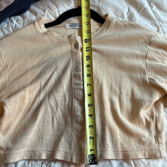US BOYS large crop top cardigan. EUC - Picture 5 of 6